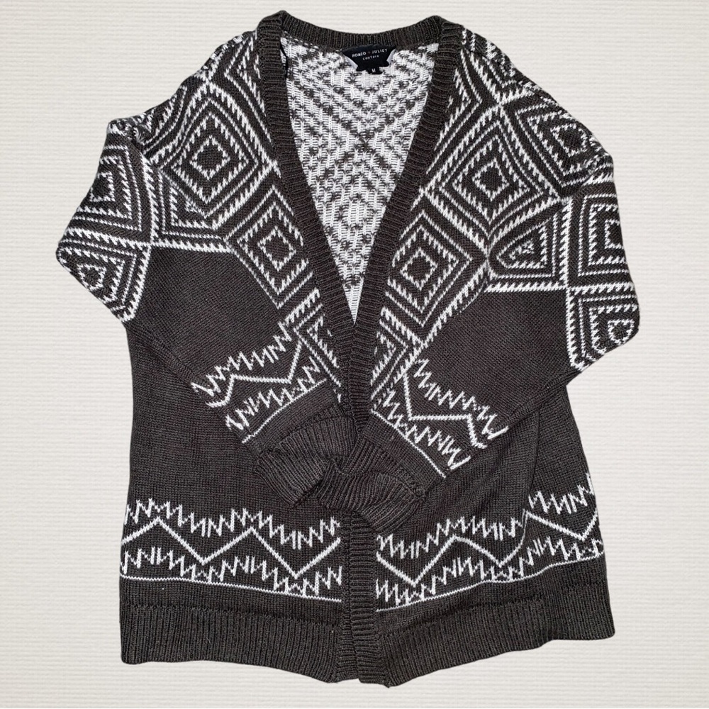 Open front cardigan